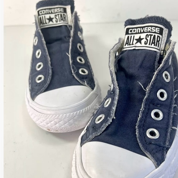 Converse All-Star canvas blue running shoes - Picture 2 of 2